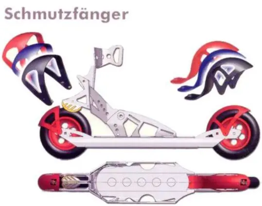 Schmutzfänger Set - rot V07