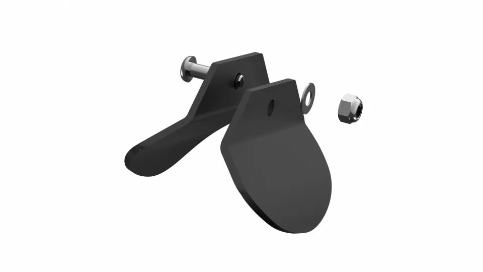 Bremsbacken-SET ALU schwarz vX Modelle und PLUS